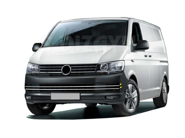 Volkswagen T6 Transporter için Krom Ön Tampon Çıtası 6 Parça. (Trendline) 2015 Üzeri ürün görseli 1