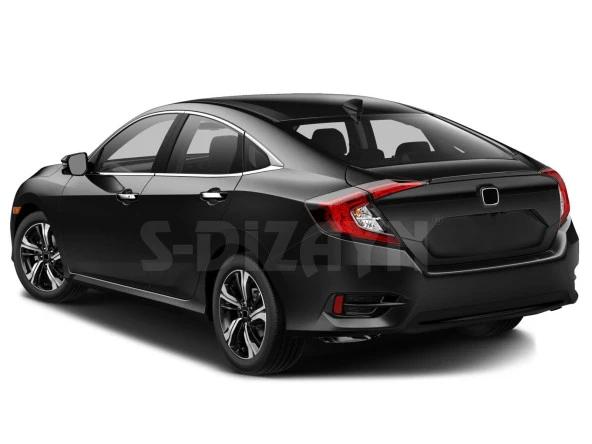 Honda Civic Krom için Cam Çıtası 8 Parça 2016 Üzeri ürün görseli 1