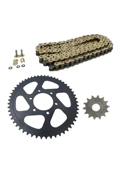 Cf Moto Nk 400 Oringli Zincir Dişli Seti Performans Arka Dişli 51 T Kmc Gold Zincir  ARASMOTO ürün görseli 1