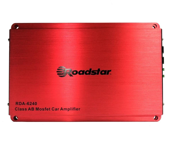 Garaj Dünyası Roadstar RDA-6240 4 Kanal AB Klass Oto Amfi 3000W Maksimum 4X60W RMS ürün görseli 1