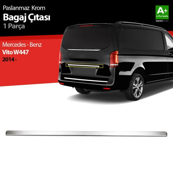 Mercedes Vito W447 için Krom Bagaj Çıtası 2014 Üzeri ürün görseli 1