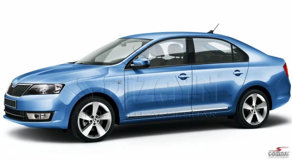 Skoda Rapid Kapı için Koruma Çıtası Krom 2013-2017 ürün görseli 1