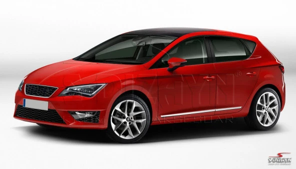 Seat Leon 2013 için Üzeri Kapı Koruma Çıtası Krom ürün görseli 1