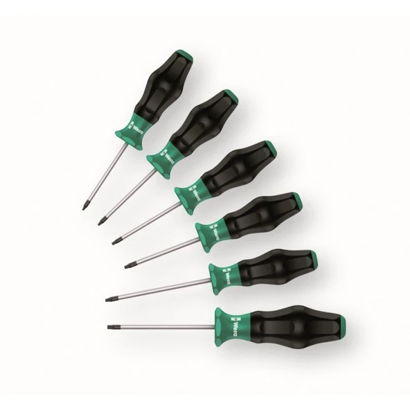 Wera 1335/1350/1355/6 Kraftform Comfort Tornavida Seti ürün görseli 1