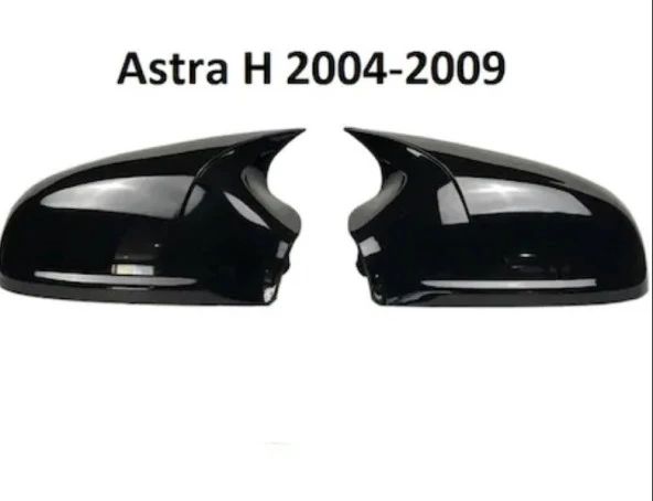 Opel Astra H için (2004-2008) Batman Yarasa Ayna Kapağı (Parlak Siyah) ürün görseli 1