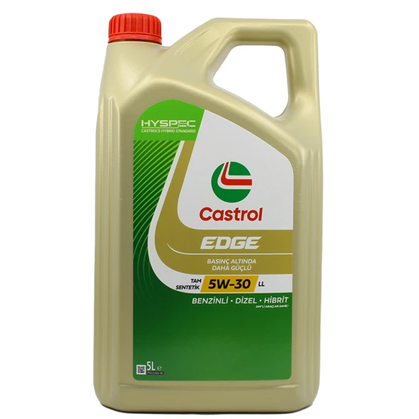 Castrol Edge 5W-30 Ll 5 Lt Tam Sentetik Motor Yağı ürün görseli 1