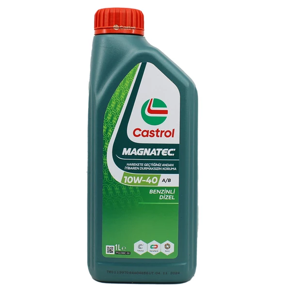 Castrol Magnatec 10W-40 1 Lt A3/B4 Benzinli Araç Motor Yağı ürün görseli 1