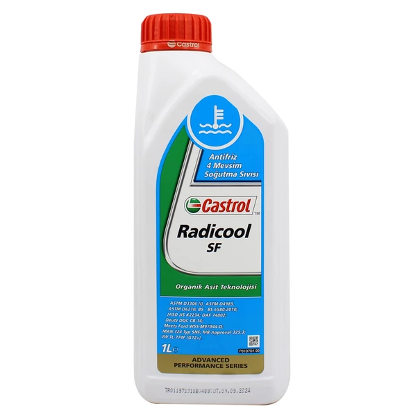 Castrol Radicool SF Konsantre Kırmızı Antifriz 1 Lt ürün görseli 1