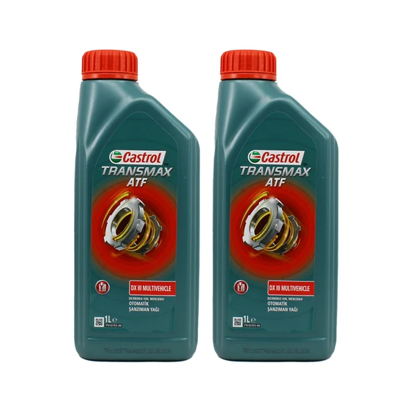 Castrol Transmax Dexron III 1 Lt Otomatik Şanzıman Yağ (2 Adet) ürün görseli 1
