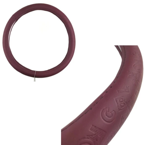 Direksiyon Kılıfı 38 Cm Bordo / Dıkı343-B ürün görseli 1