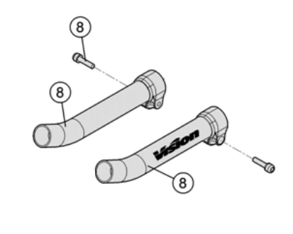 FSA VISION MINI ClIp-On 5D ACR 670-0407000030 LR AEROBAR-DİNLENDİRİCİ EKLENTİSİ ürün görseli 1