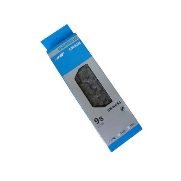 SHIMANO CN-HG53 9 VİTES 116 BAKLA ZİNCİR ürün görseli 1