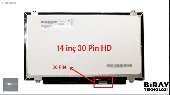 Lenovo Thinkpad E450 20Dd Notebook Ekran Panel 14inç 30pin - Resim 2