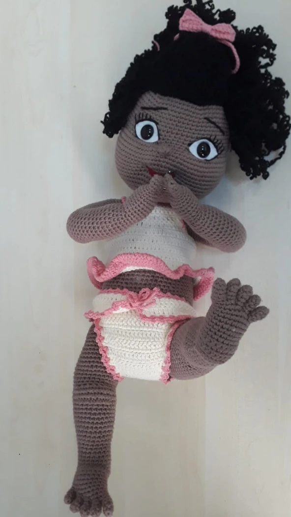 Yağmur Bebek Amigurumi Organik Oyuncak ürün görseli 1