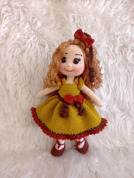 Maya Bebek Amigurumi Organik Oyuncak ürün görseli 1