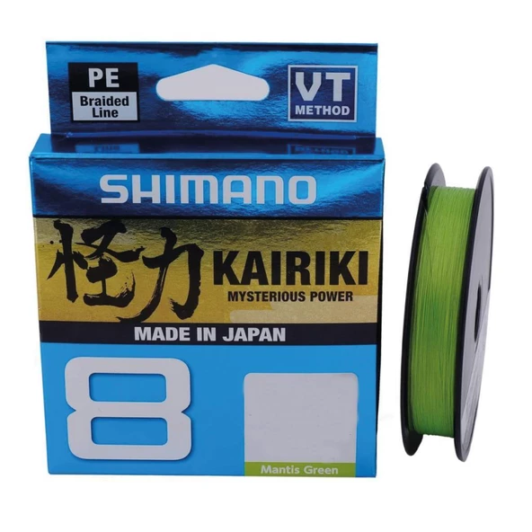 Shimano Kairiki 8 150m Örgü İp Misina Mantis Green Yeşil ürün görseli 1