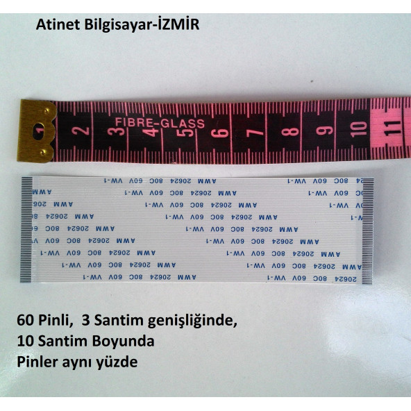 NECVOX DVA-S 9967 Teyp Filmi Flex Kablo 60 Pin 60-0.5-10A-1 ürün görseli 1