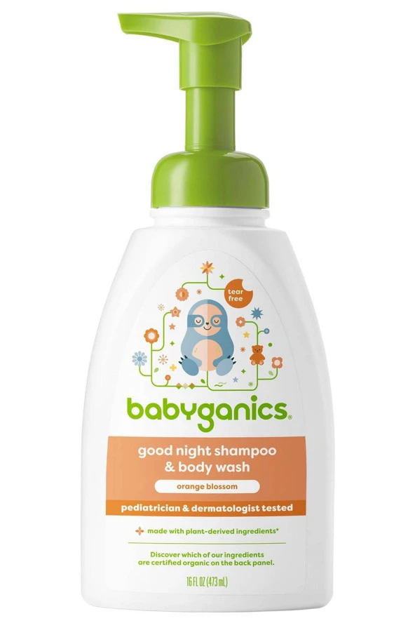 Babyganics Portakal Çiçeği Kokulu Bebek Şampuanı 473ML ürün görseli 1