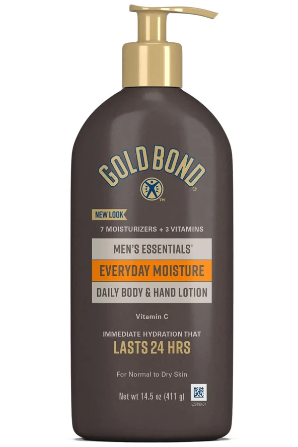 Gold Bond Mens Essentials Günlük Nemlendirici Vücut ve El Losyonu 411GR ürün görseli 1