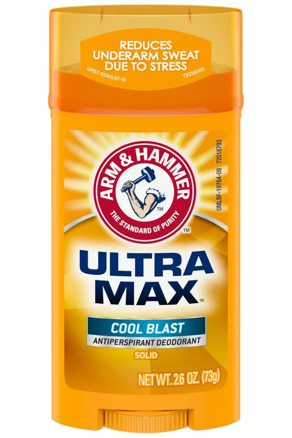 Arm & Hammer UltraMax Cool Blast Antiperspirant Stick Deodorant 73GR ürün görseli 1