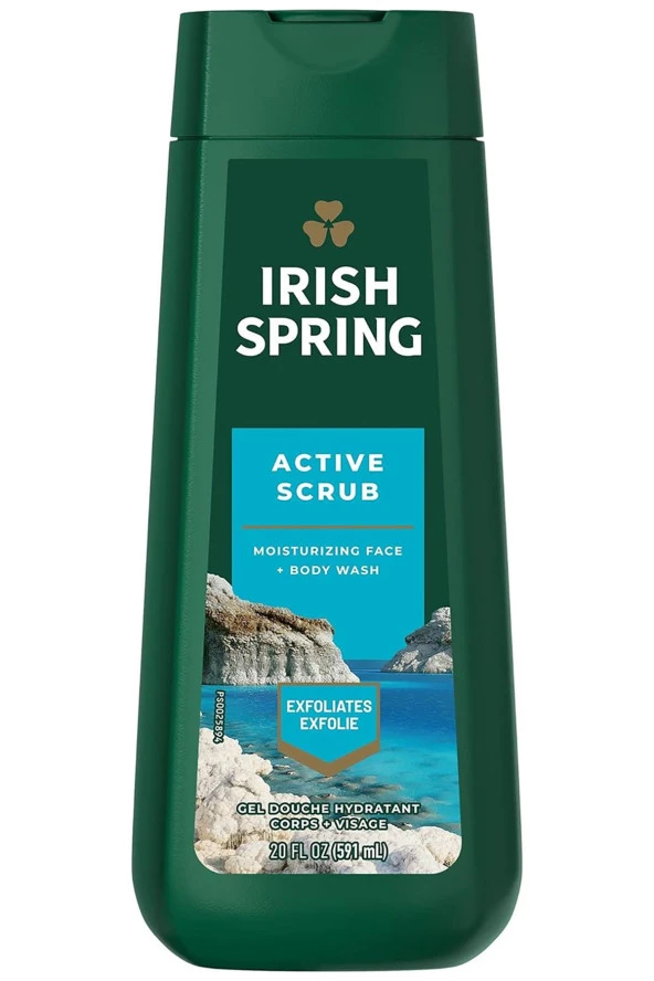 Irish Spring Active Scrub Nemlendirici Yüz ve Vücut Yıkama 591ML ürün görseli 1