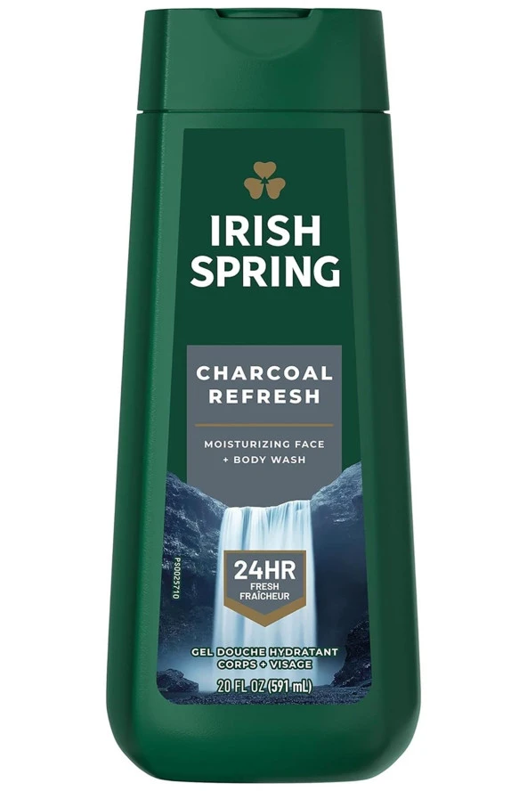 Irish Spring Charcoal Refresh Nemlendirici Yüz ve Vücut Yıkama 591ML ürün görseli 1
