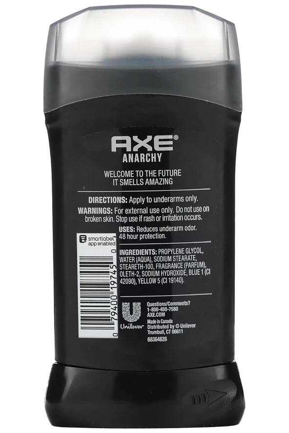 Axe Anarchy Stick Deodorant 85GR - Resim 2