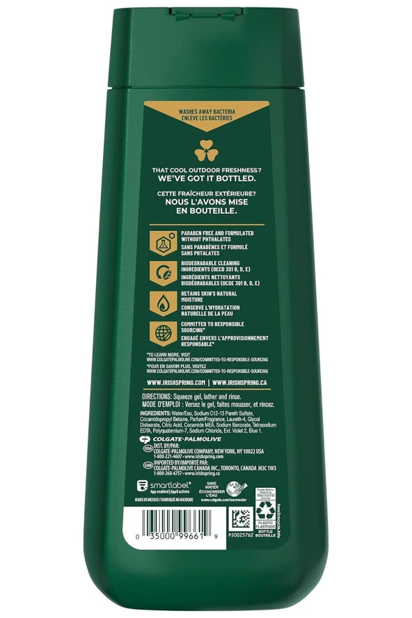 Irish Spring Moisture Blast Nemlendirici Yüz ve Vücut Yıkama 591ML ürün görseli 1