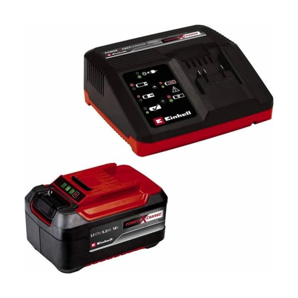 Einhell 4512114 5.2 Ah Yedek Akü 4 A Fastcharger Şarj Cihaz ürün görseli 1