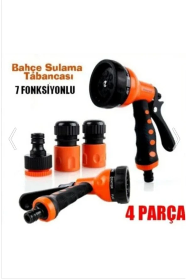 -bahçe Sulama Tabancası 7 Fonksiyonlu Tazyikli Püskürtme Tabancası ürün görseli 1