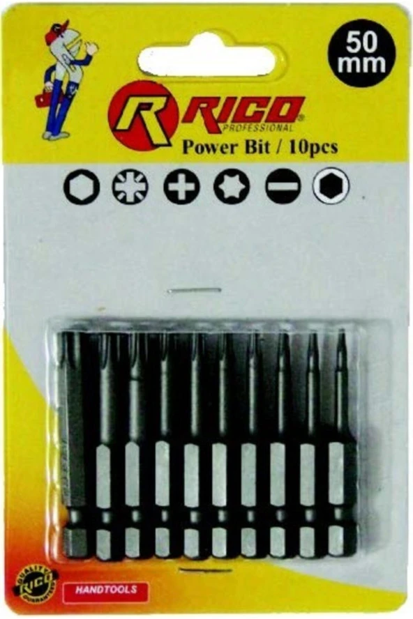 10 Parça Torx Bits Uç Seti 50 Mm ürün görseli 1