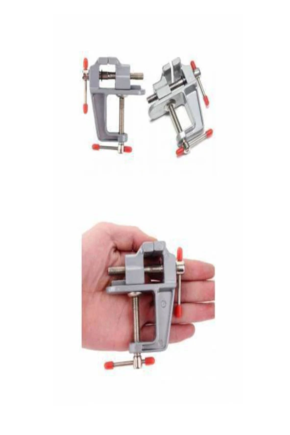 Mini Masa Mengene Sıkıştırma Sabitleme Işkence 10 Cm - Resim 2