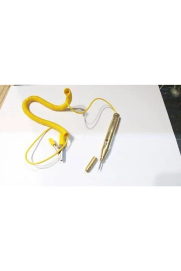 Oto Kontrol Kalemi Metal Spiral Kablolu 6v-12v-24 V Rc0008 ürün görseli 1