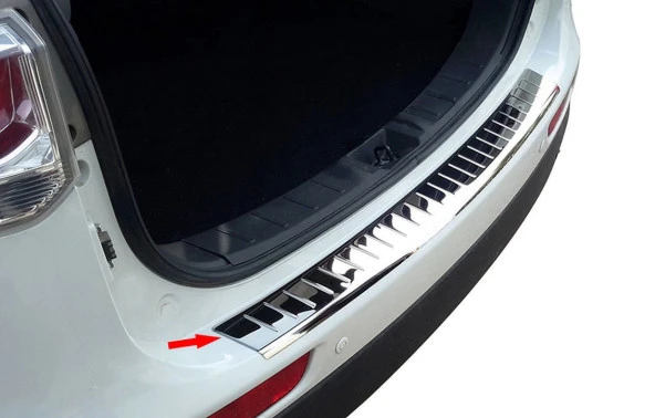 Mitsubishi Outlander 3 için Krom Arka Tampon Eşiği 2013 Üzeri ürün görseli 1