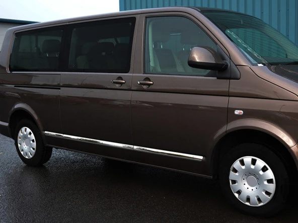 Volkswagen T5 Transporter için Krom Yan Kapı Çıtası 7 Parça. (U.Ş) 2010 Üzeri ürün görseli 1