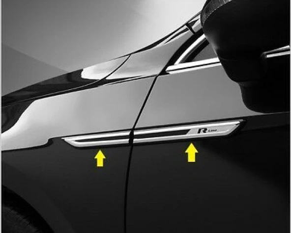 Volkswagen Passat B8.5 için ABS Krom Çamurluk Çıtası 4 Parça. R Line 2019 Ve Üzeri ürün görseli 1