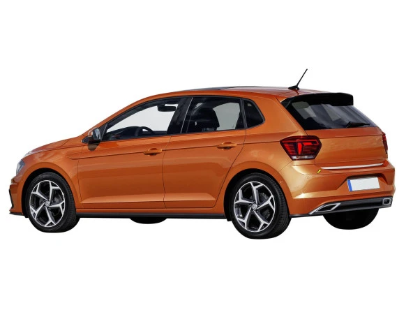 Volkswagen Polo Mk6 için Krom Bagaj Alt Çıta 2017-2021 ürün görseli 1