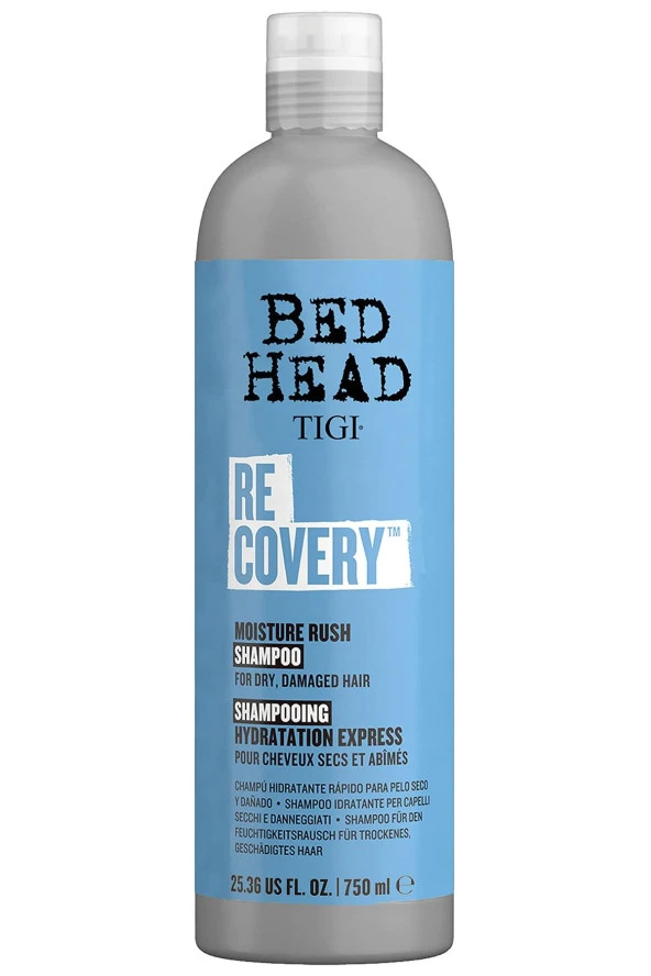 Tigi Bed Head Kuru ve Hasarlı Saçlar İçin Nemlendirici Şampuan 750ML ürün görseli 1
