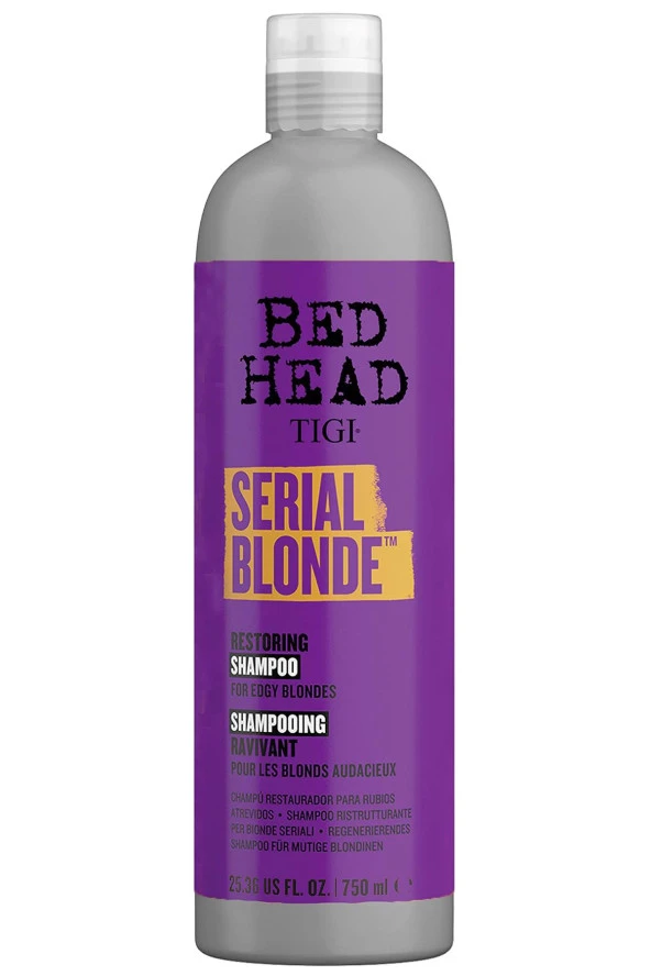 Tigi Bed Head Yıpranmış Sarı Saçlar İçin Şampuan 750ML ürün görseli 1