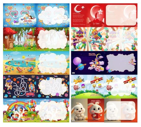 Anasınıfı Karne Kabı - 10 adet ürün görseli 1