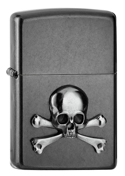 Zippo Skull And Bones Emblem Dizayn ürün görseli 1