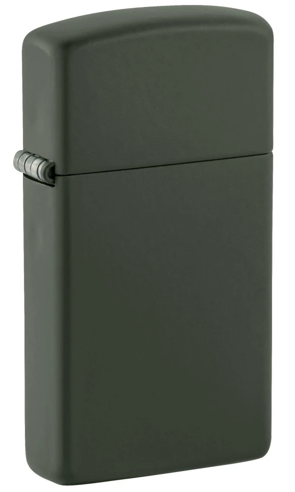 Zippo Slim Green Matte Dizayn ürün görseli 1