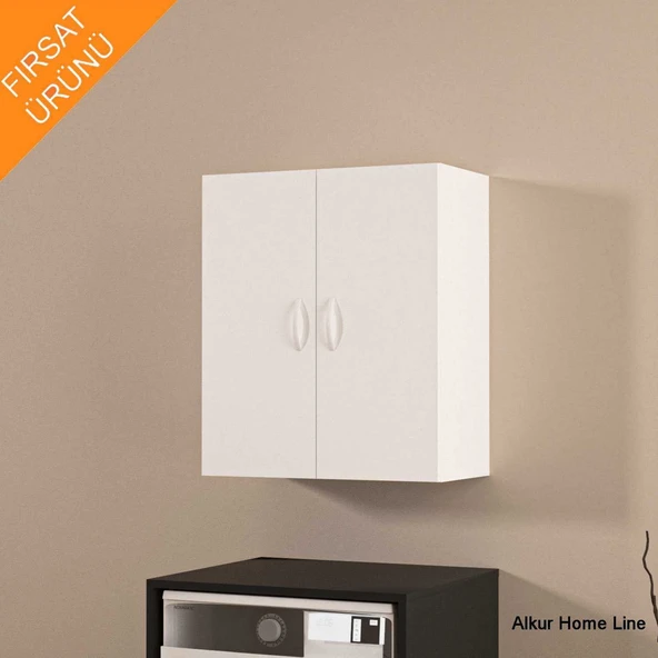 MODİLAYN AHSEN 55 x63 x32,5 cm Çok Amaçlı Asma Mutfak & Banyo Dolabı ürün görseli 1