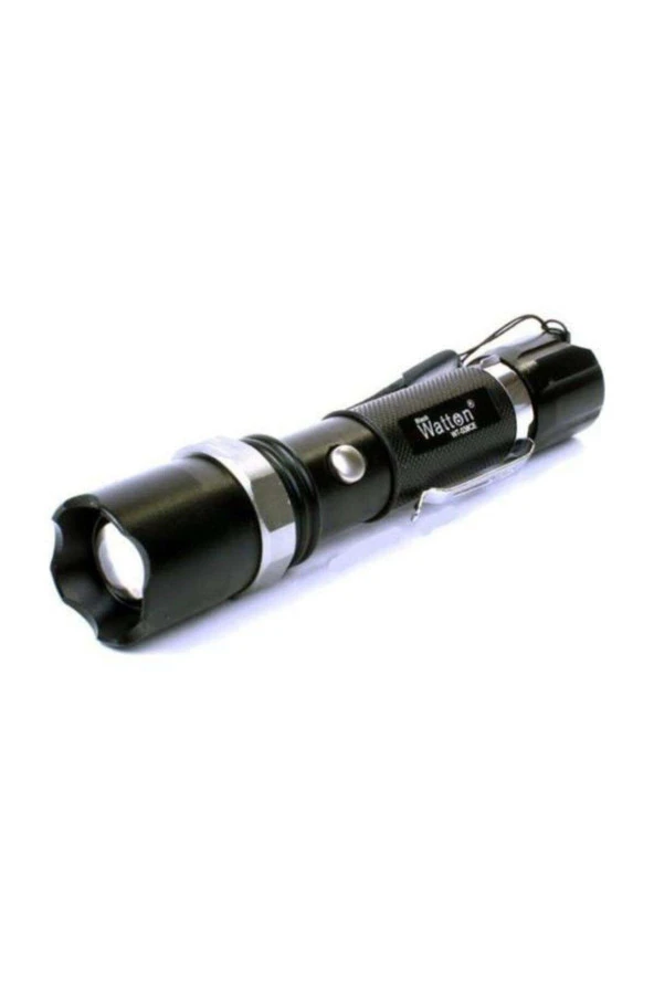 Watton Dgr Shopping Orjinal Black Wt - 038 Zoomlu Şarjlı El Feneri ürün görseli 1