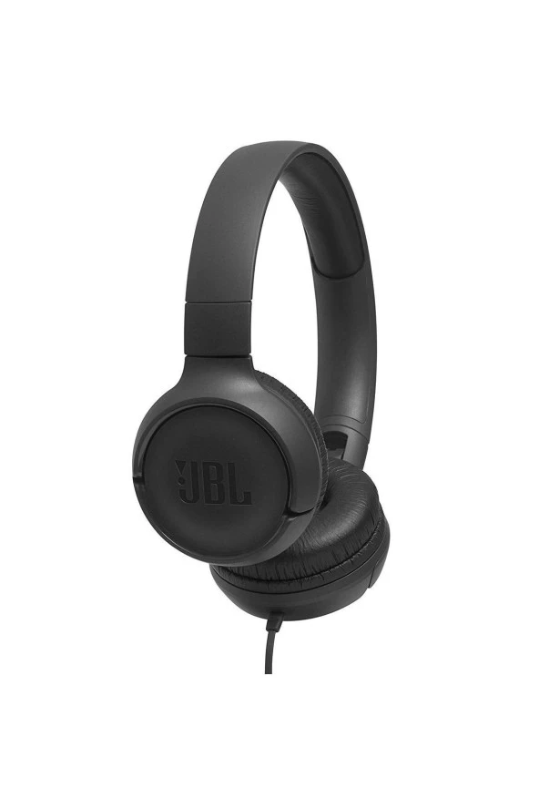 JBL Tune T500 Mikrofonlu Kablolu Kulaküstü Siyah Kulaklık ürün görseli 1