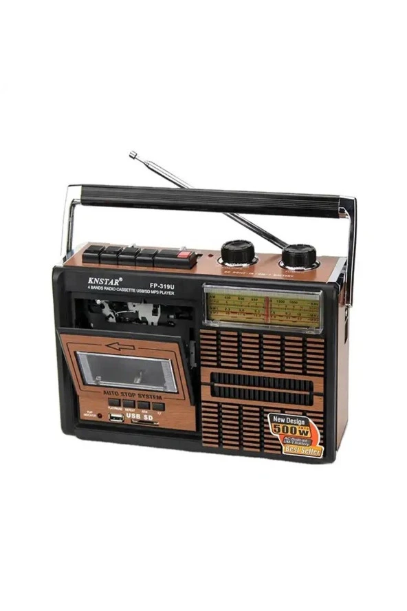 Knstar Fp-319U Retro Nostalji Radyo Kaset Çalar ürün görseli 1