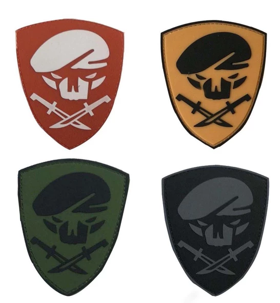 Single Sword Komando Bere-Bıçak Plastik Patch - Peç ürün görseli 1
