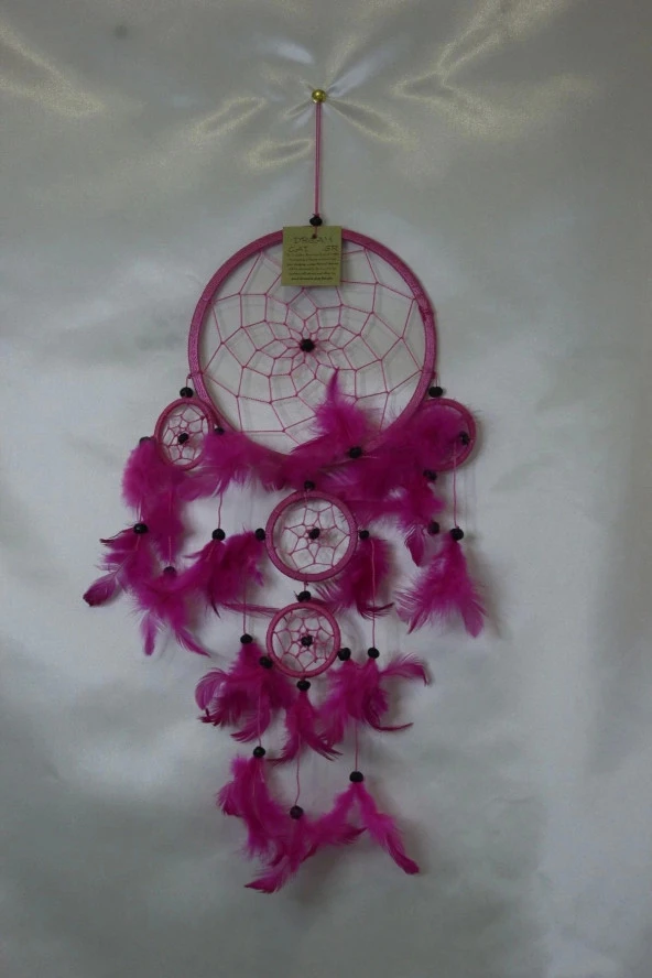 Dream Catcher Düş Kapanı Pembe 11 Cm ürün görseli 1