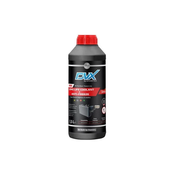 Dvx -25 Organik Kırmızı Antifriz 1,5 lt ürün görseli 1