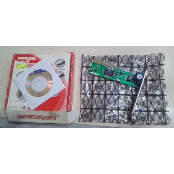 (SIFIR KUTUSUNDA) INCA PCI ETHERNET KARTI  (  IC Plus IP100A  CHİP ) ürün görseli 1